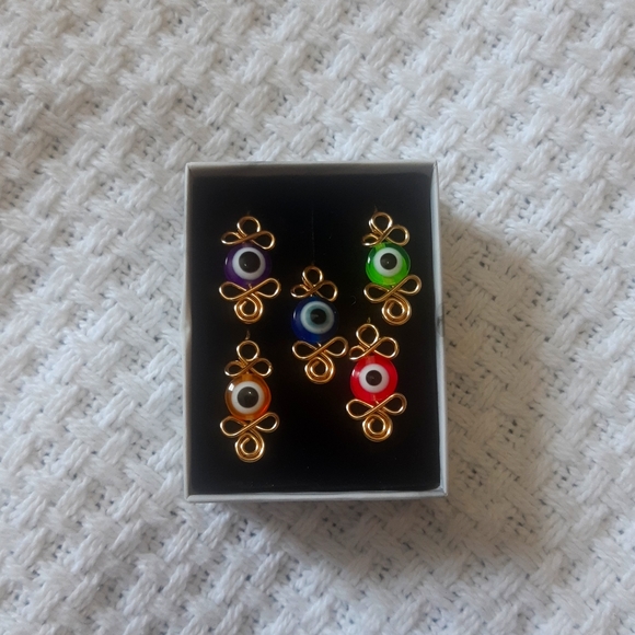 Evil Eye Nose Cuff | Nose Cuff No Piercing Necessary | Evil Eye Nose Ring | - Picture 1 of 2